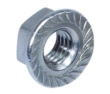 Гайка DIN6923 шестигранная оцинкованная с фланцем М8 (200 шт) - пакет Tech-KREP | код 141612 | Tech-KREP