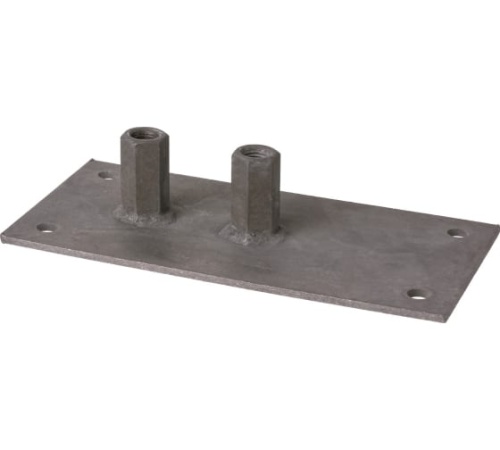 Крепление молниеприемника для плоской кровли 200х300 мм, М16, термодиффузия TDM | код SQ2401-3113 | TDM