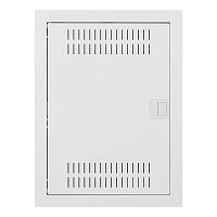 Щит встраив. MSF мультимед, TS35+1x МП перф.118x270mm, мет. дверь, белый RAL9016, 478x358x94mm, IP30 | код 2012-00S | Elektro-plast Nasielsk