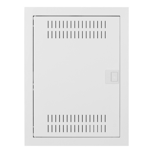 Щит встраив. MSF мультимед, TS35+1x МП перф.118x270mm, мет. дверь, белый RAL9016, 478x358x94mm, IP30 | код 2012-00S | Elektro-plast Nasielsk