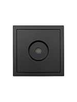 Розетка ТВ оконечная СП ZIMA IP20 черн. бархат LEZARD 704-4288-130