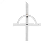 Угломер нониусный 10-170 град (150x300мм 1 град) регулир.рейка (ГРСИ №83810-21) | код 1032766 | Калиброн