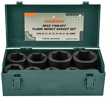 S03A8109S Набор головок торцевых ударных 1DR, 24-50 мм, 9 предметов | код S03A8109S | JONNESWAY