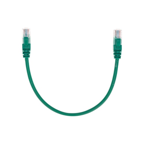 Патч-корд U/UTP, CAT 5e, RJ45-RJ45, 26AWG, LSZH, зеленый, 0,3м REXANT | код 02-0106-03 | REXANT