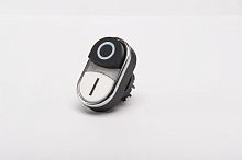 Головка для кнопки сдвоенной черно-белой выступающей | код BDK21HB | EMAS