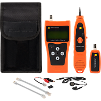 Кабельный тестер с измерением длины и трассировкой кабельных линий, 1 ответная часть | код LAN-PRO-L/TPK-N | LANMASTER