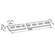 Перфополоса 16х0.8х2000ц К200 | код. 1136 | Завод ЭМИ Красноярск