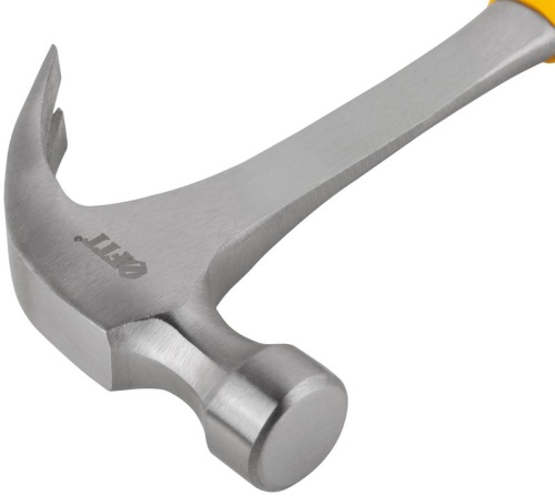 Молоток-гвоздодер, цельнометаллический Профи 27 мм, 450 гр | код 44789 | FIT фото 4