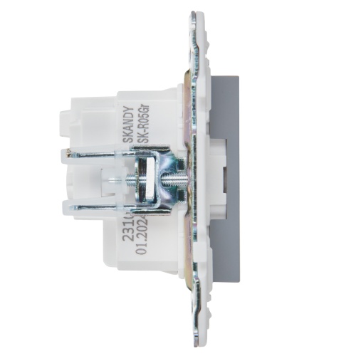 SKANDY Роз. с з/к без з/ш 16А SK-R05Gr сер. IEK | код SK-R11-16-K03 | IEK фото 2 SKANDY Роз. с з/к без з/ш 16А SK-R05Gr сер. IEK | код SK-R11-16-K03 | IEK фото 2