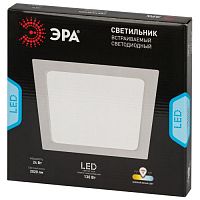 Светильник светодиодный встраиваемый LED 18-24-4K квадратный 24Вт 4000К | код Б0057429 | ЭРА