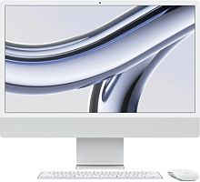 Моноблок Apple iMac A2874 24 4.5K M3 8 core (4) 16Gb SSD256Gb 8 core GPU macOS WiFi BT 143W клавиатура мышь Cam серебристый 4480x2520 | код 2032398 | APPLE