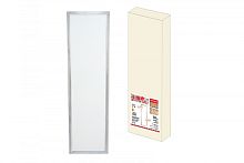 Ультратонкая светодиодная панель серии СВО 295 х1195, 36Вт, 3000К, хром, Народная (без драйвера) | код SQ0329-0216 | TDM НАРОДНЫЙ