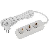 Удлинитель электрический UDL-16-330-E Greenline 3 розетки с заземлением 3м ПВС 3х1кв.мм Эра Б0064970