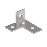 Пластина Т-образная 90° правая 4 отверстия HDZ Промрукав | код PR08.8813 | ПРОМРУКАВ