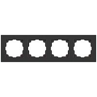 Рамка 4-м СП Accent 6-504-07 графит Intro Б0063718