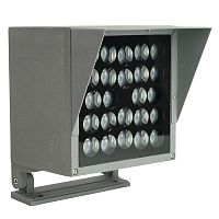 Прожектор светодиодный 150х150х180мм IP66 49Вт AC220-240В красн. LL-898 квадрат FERON 51711