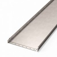 Лоток неперфорированный Стандарт INOX (AISI 409) 400х50х3000 (1,0 мм) (6 м/уп) Промрукав | код PR16.2401 | ПРОМРУКАВ