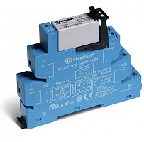 Интерфейсный модуль (сборка 41.61.9.060.0010 + 93.02.7.060), электромеханическое реле, 1CO 16A, контакты AgNi, питание 60В DC (чувствит.), категория защиты IP20, винтовые клеммы | код 380170600050 | FINDER