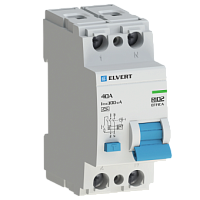 Устройство защитного отключения R10 2P 40А 300мА тип A ELVERT | код R10230A-40 | ELVERT