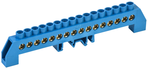 Шина N ноль комбинированный DIN-изолятор типа Стойка ШНИ-8х12-16-КС-С | код YNN10-812-16DP-K07 | IEK