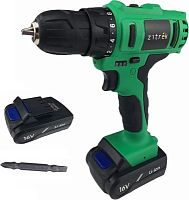 Дрель-шуруповерт Zitrek Greenpower 16-Li аккум. патрон:быстрозажимной (кейс в комплекте) (063-4075) | код 1882501 | ZITREK