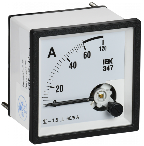 Амперметр Э47 60/5А кл. точн. 1,5 72х72мм IEK | код IPA10-6-0060-E | IEK Амперметр Э47 60/5А кл. точн. 1,5 72х72мм IEK | код IPA10-6-0060-E | IEK