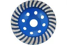 Диск алмазный шлифовальный, посадочный диаметр 22.2 мм, ''Турбо'' широкие сегменты 125 мм | код 39520М | MOS