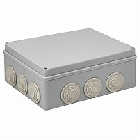 коробка распаячная КМР-050-043 пылевлагозащитная, 12 мембранных вводов, уплотнительный шнур (240х190 |  код. plc-kmr-050-043 |  EKF