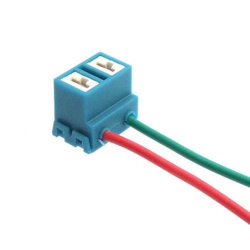 Коннектор для светоарматуры RUICHI, колено H7, керамический, Cu, длина проводов 100 мм | код 97607 | Ruichi Коннектор для светоарматуры RUICHI, колено H7, керамический, Cu, длина проводов 100 мм | код 97607 | Ruichi