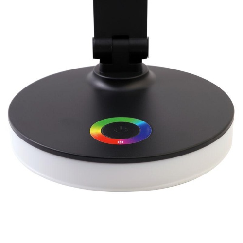 Светильник светодиодный настольный UF-822 C02 7Вт димм. 3 цвет. темп. RGB ночник черн. Ultraflash 15177