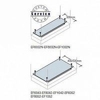 Панель нижняя фиксированная 600х300мм | код. EF6032N | ABB