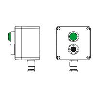 Взрывозащищенный пост управления из полиэстера CPE-P-03-(1xP1B(11)-1xLG(250))-1xKH2MHK(C)1Ex d e IIC Т5 Gb / Ex tb IIIC T95°C Db IP6 | код 2231.031.22.121E | DKC