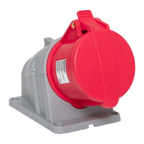 Розетка стационарная наружная 124 3Р+РЕ 32А 380В IP44 PROxima | код ps-124-32-380-PRO | EKF фото 2