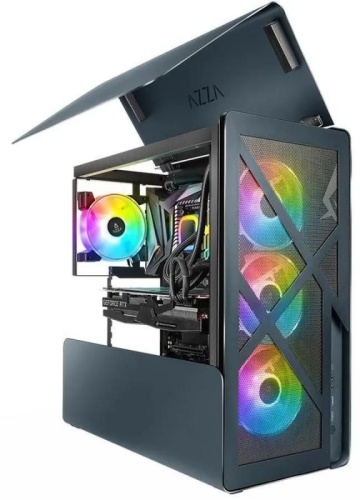 Корпус Azza Cast черный без БП ATX 3x120mm 2x140mm 2xUSB3.0 audio bott PSU | код 2007720 | AZZA Корпус Azza Cast черный без БП ATX 3x120mm 2x140mm 2xUSB3.0 audio bott PSU | код 2007720 | AZZA