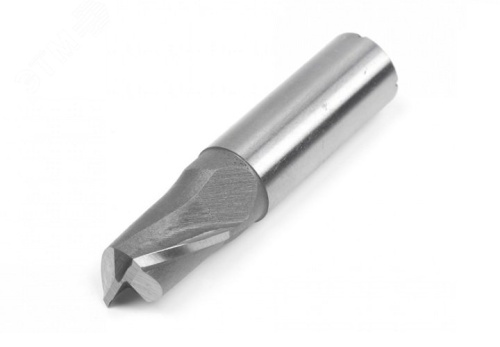 Фреза шпоночная 22.0 мм, цилиндрический хвостовик, марка стали - Р6М5 | код 351955 | Hortz