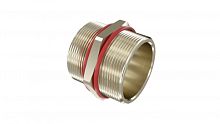 Взрывозащищенная Ex e ниппель. М40x1,5. Никелированная латунь. IP66/67 | код EX6051-40 | DKC