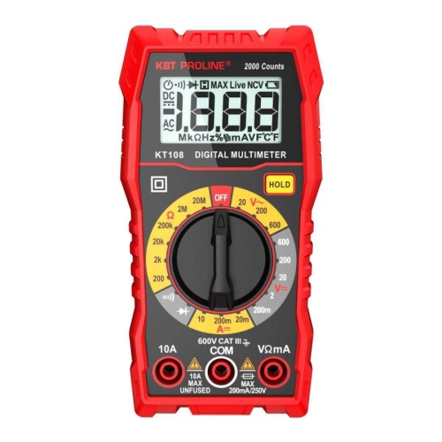 Мультиметр цифровой KT 108 PROLINE (КВТ) | код 86324 | КВТ