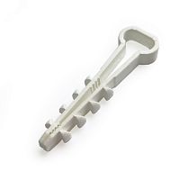 Дюбель-хомут 5-10мм для пл. кабеля, белый (50шт). | код ДХ510ПБ50 | ПЭМИ