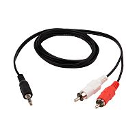 Шнур СМАРТКИП Стерео 3,5 мм - 2 RCA, 1.2 м (10 шт./уп.) | код 17-4202-8 | СМАРТКИП