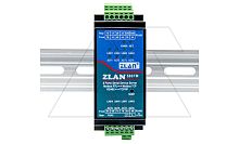 Преобразователь интерфейсов ZLAN5807M, RS-485 в Ethernet, 8xRS-485, Modbus Gateway, MQTT Gateway, 24VDC | код ZLAN5807M | ZLAN