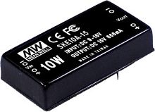 Источник питания DC-DC, 10Вт, вход 36…72В, стабил. выход 15В/66.6…666мА, изоляция 1000В DC, 50.8х25.4х11.27мм., -25С…+71С | код SKE10C-15 | MeanWell