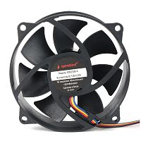 Вентилятор Gembird, 90x90x25, втулка, 4 pin, провод 30 см | код D9025SM-4 | Gembird