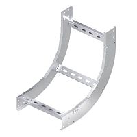 Угол вертикальный внутренний 90 градусов, 100х500 R300 в комплекте с крепежными элементами и соединительными пластинами,необходимыми для монтажа | код LH1350K | DKC