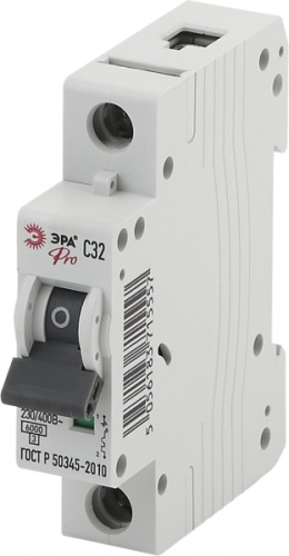 Автоматический выключатель Pro NO-901-49 ВА47-63 1P 32А кривая C | код. Б0031819 | ЭРА 