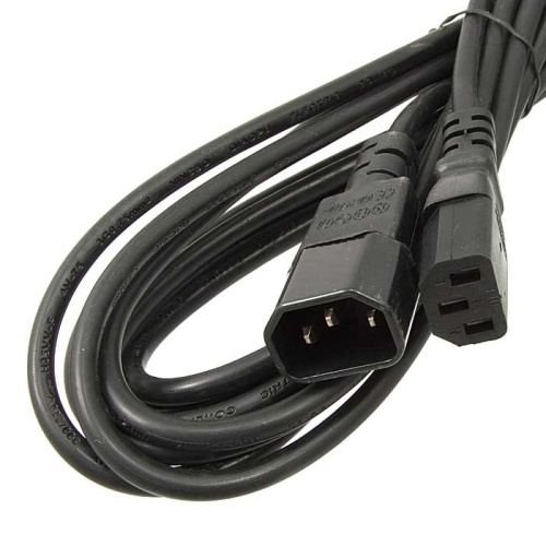 Шнур сетевой 3-х полюсный гнездо-вилка RUICHI SCZ, 5 м, 3х0.75 мм2 | код 91422 | Ruichi