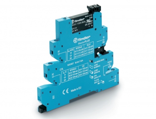 Интерфейсный модуль (сборка 34.81.7.060.9024 + 93.63.7.125), твердотельное реле, серия MasterPLUS, выход 6A (24В DC), питание 110-125В DC, категория защиты IP20, винтовые клеммы | код 393071259024 | FINDER Интерфейсный модуль (сборка 34.81.7.060.9024 + 93.63.7.125), твердотельное реле, серия MasterPLUS, выход 6A (24В DC), питание 110-125В DC, категория защиты IP20, винтовые клеммы | код 393071259024 | FINDER