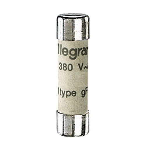 Промышленный цилиндрический предохранитель - тип gG - 8,5x31,5 мм - без индикатора - 12 A | код 012312 | Legrand