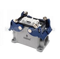 Розетка, 4-фиксатора, боковой ввод, для панели 10 полюсов, 16А | код EBM10PD14 | EMAS