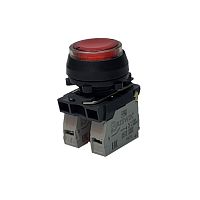 Выключатель Briswik КЕ 171/4м -Л 24В красный 1но+0нз цилиндр с подсветкой IP66 УХЛ2 10А | код aZ-EB-6Ai-3211 | Briswik