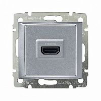 Розетка HDMI VALENA CLASSIC, алюминий |  код. 770285 |  Legrand